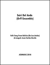 Sairi Del Ande (Orff Ensemble) P.O.D. cover